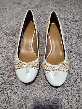 Tory Burch Ballet Style Low Wedges Size 11